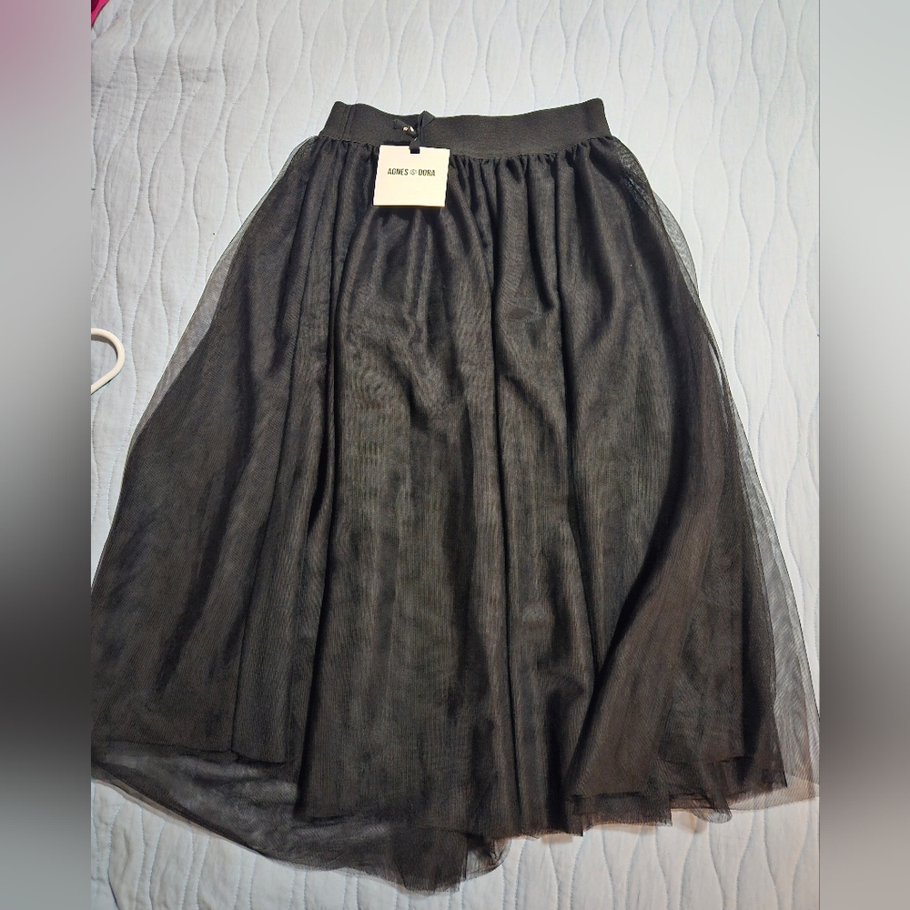 Agnes & Dora Lined Multi-Layered Tulle Skirt